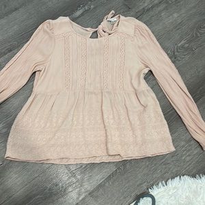 American Eagle Outfitters Long sleeve Blouse - peachy, pink, Maueve…